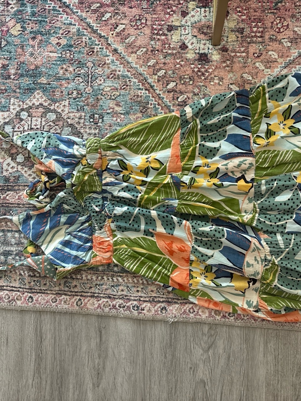 Tropical Floral Mini Dress
